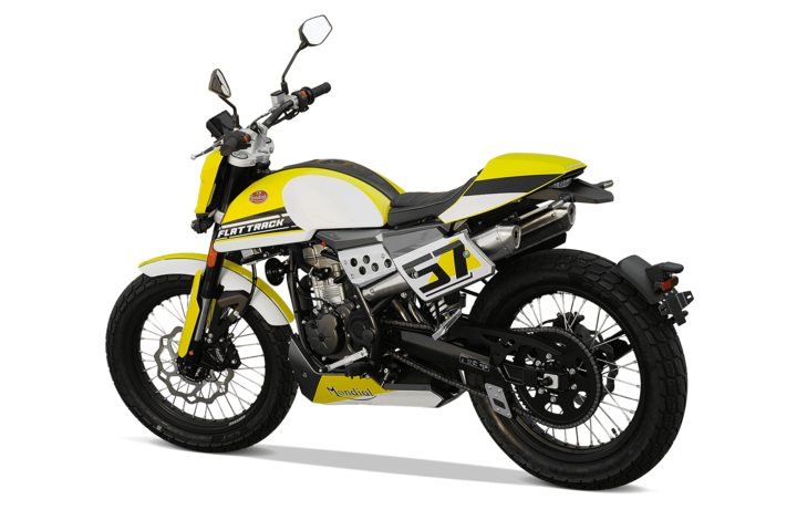 Bikes 125ccm - F.B Mondial FLAT TRACK 125i ABS in yellow | Ansicht 6