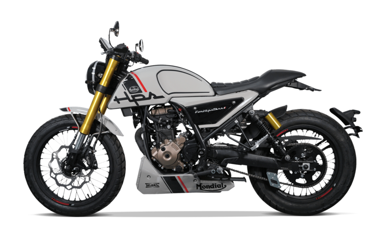 Bikes 125ccm - F.B Mondial HPS 125i ABS in grau | Ansicht 5