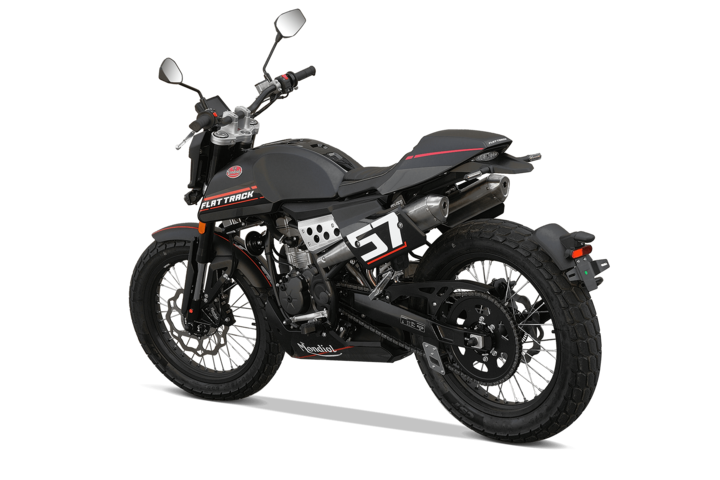 Bikes 125ccm - F.B Mondial FLAT TRACK 125i ABS in black | Ansicht 6