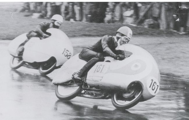 Hockenheimring 1956 Ubbiali siegt auf HPS 12