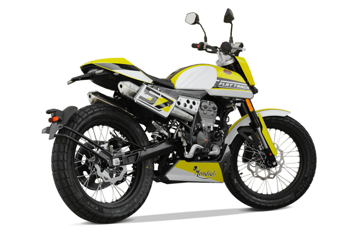 Bikes 125ccm - F.B Mondial FLAT TRACK 125i ABS in yellow | Ansicht 8