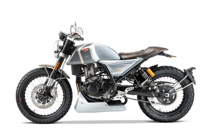 Bikes 300ccm - F.B Mondial HPS 300i ABS in silber | Ansicht 5